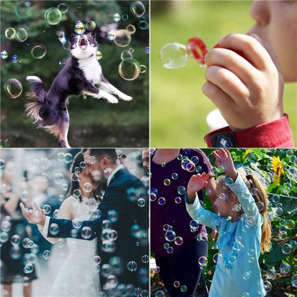 B bangcool Bubble Wands Set - Big Bubbles Wand Funny Bubbles Maker with Tray - Picture 4 of 7